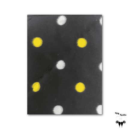 KK - Blanket Black Polka Dots