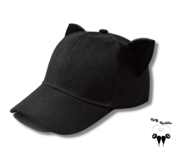 Black Cat themed baseball cap adjustable