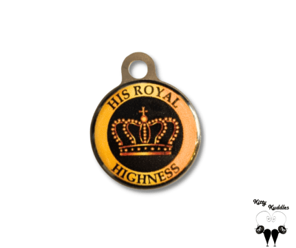 His royal highness pet ID tag