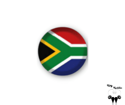SA Flag pet ID tag