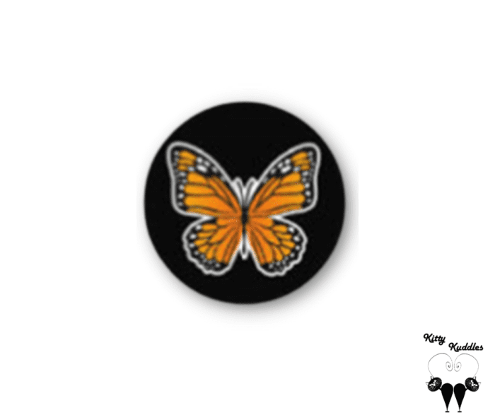 Butterfly pet ID tag