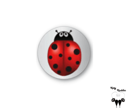 Ladybug pet ID tag