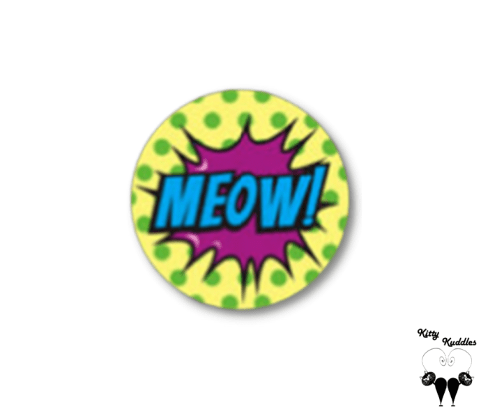 Meow! pet ID tag
