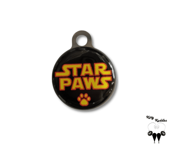 Star paws pet ID tag