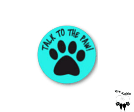 Talk to the paw! pet ID tag