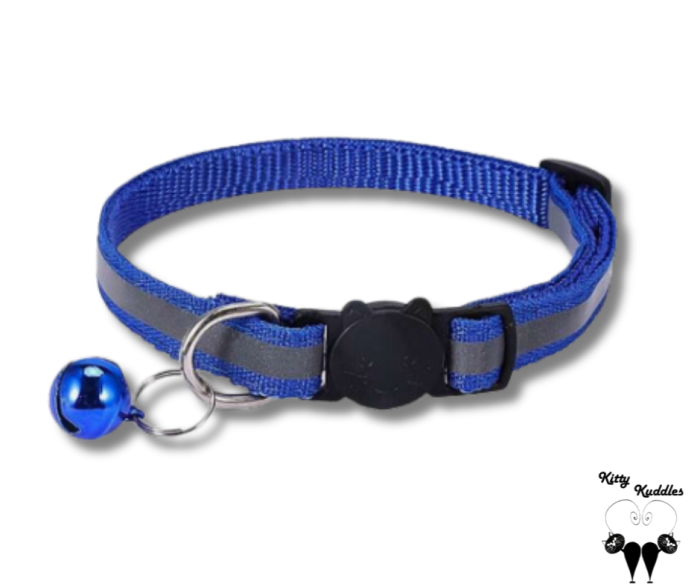 Reflective Cat collar (Dark Blue)