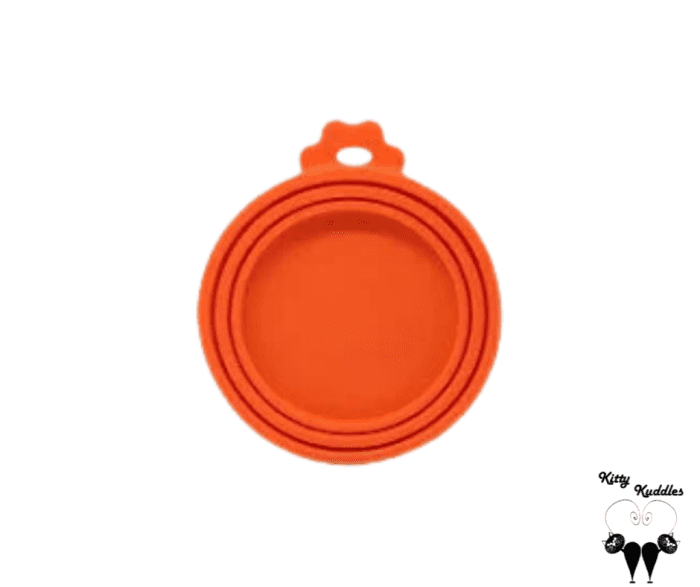 Pet tin food cover - Orange