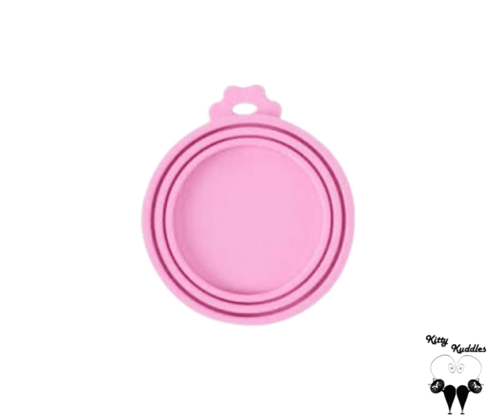 Pet tin food cover - pink
