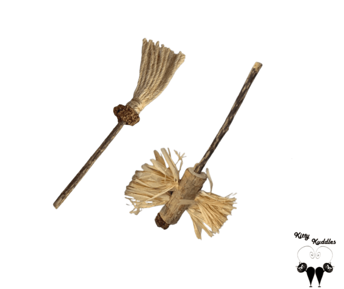 Set of 2 Silvervine brooms