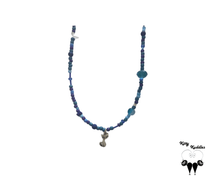 Aristo Cat Necklace Blue