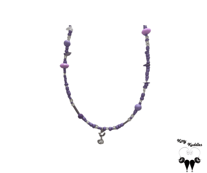Aristo Cat Necklace Purple