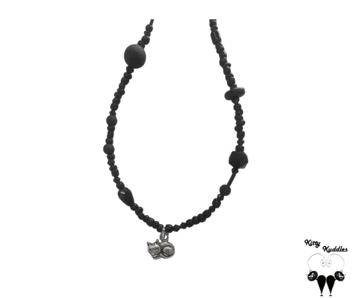 Kitten Necklace - Black